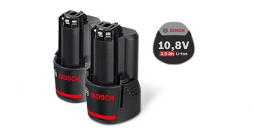 Bosch 10,8 V 2,5 Ah SD Li-Ion ECP Düz Akü