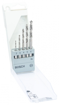 Bosch Ahşap Matkap Ucu Set 2-6 mm 1/4 Hex Şaft